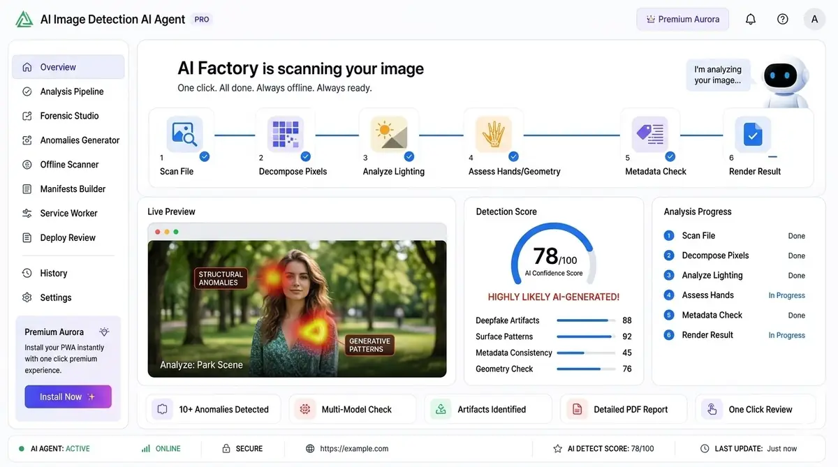 AI talking studio — example of the AI tool dashboard software